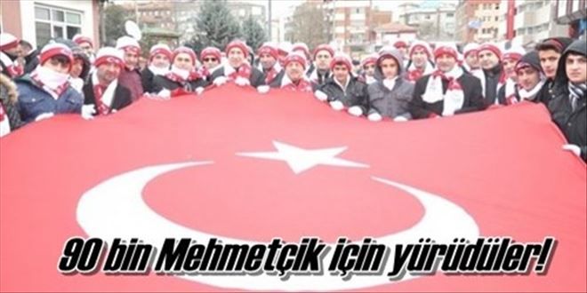 90 bin Mehmetçik için yürüdüler
