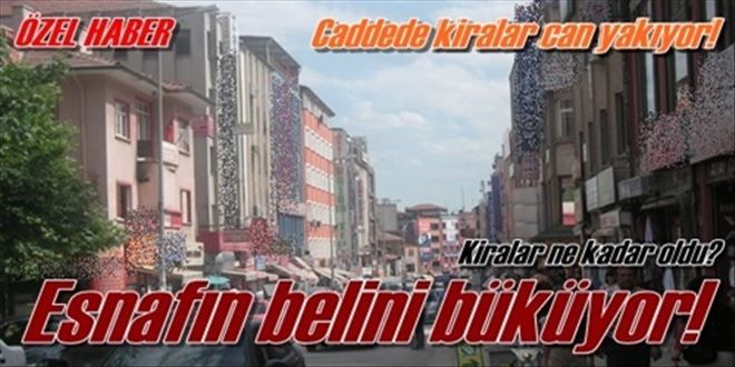 Esnafın belini büküyor!