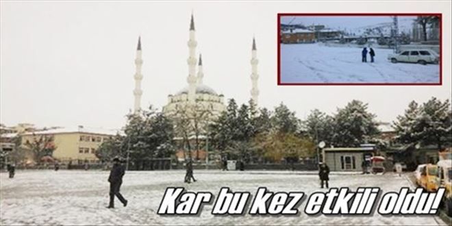 Güne karlı başladık