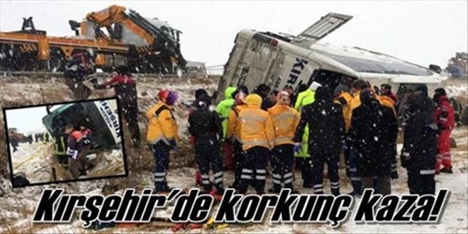 Kırşehir´de feci kaza!