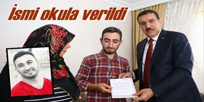 15 Temmuz Şehidinin Adı Okulda Yaşayacak