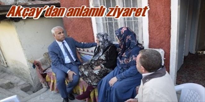 Akçay´dan anlamlı ziyaret