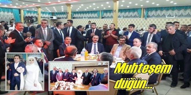 AK Partililer bu düğünde buluştu
