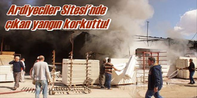 Ardiyeciler Sitesi´nde korkutan yangın
