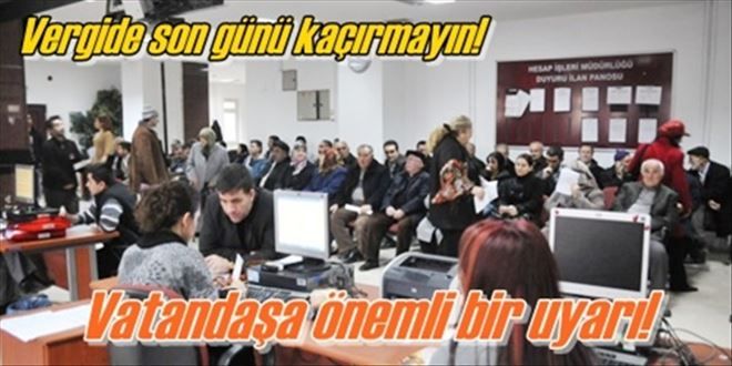Emlak vergisi için son tarih 30 Kasım