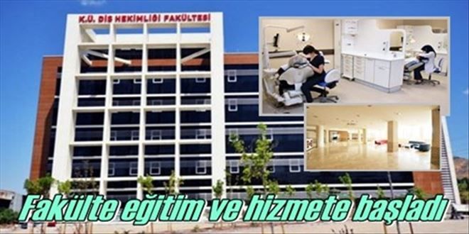 Diş Hekimliği yeni binada  hizmet vermeye başladı