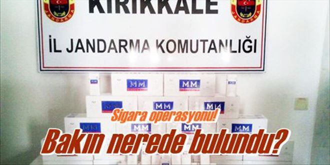 Sigara ve uyuşturucu bulundu!