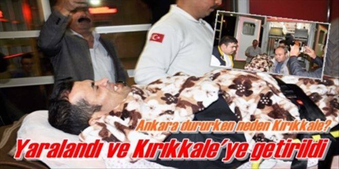 Deaş´ın saldırısında yaralanan  Iraklı Kırıkkale´ye getirildi