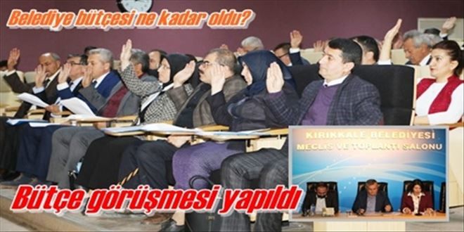 Belediye bütçesi belirlendi
