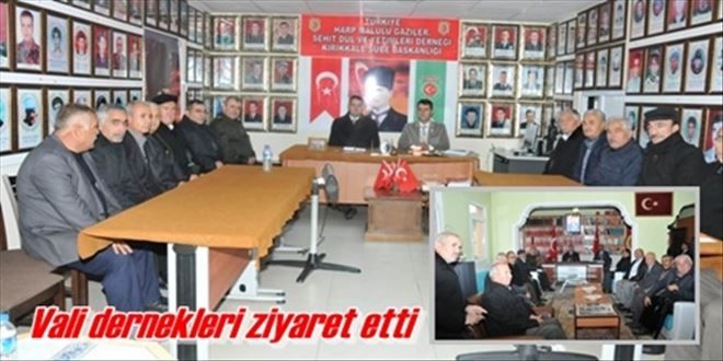Dernekleri ziyaret etti