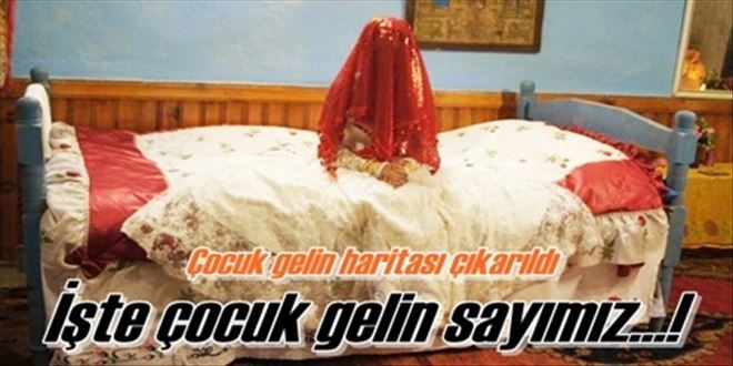 İşte çocuk gelin haritası!