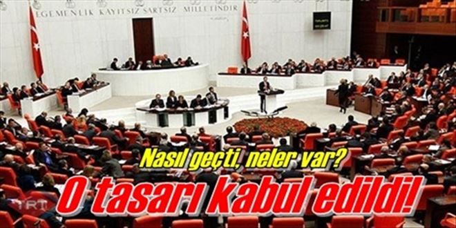 Türkiye´yi ayağa kaldıran  o tasarı kabul edildi!