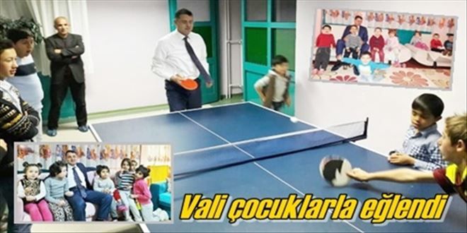 Vali´den çocuklara ziyaret