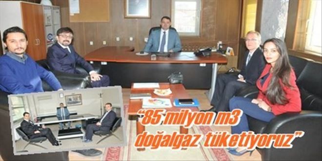 ?85 milyon m3 doğalgaz tüketiyoruz?