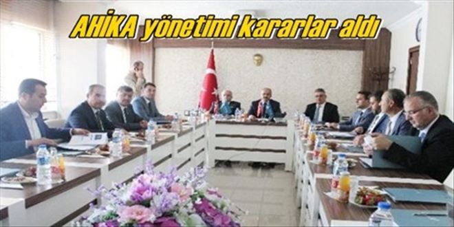 AHİKA yönetimi toplandı