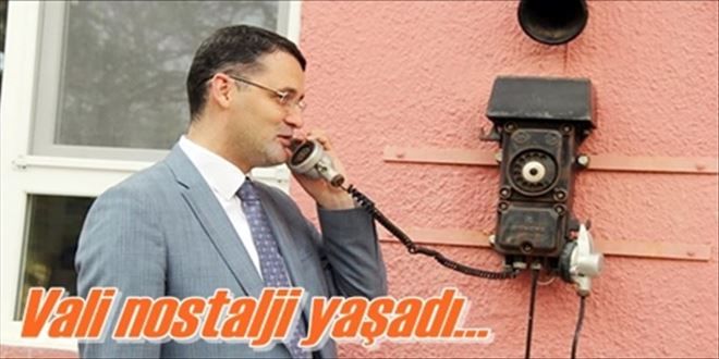 Vali´nin antika telefon merakı