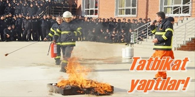 PMYO´de yangın tatbikatı