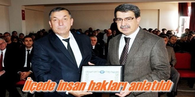 İlçede insan hakları anlatıldı