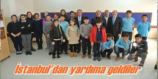 İstanbul´dan yardıma geldiler