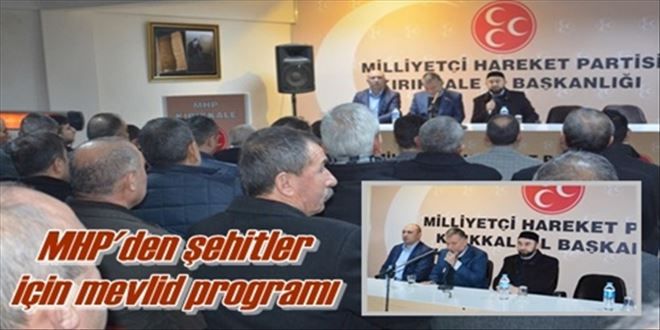 Şehitler için mevlid okutuldu