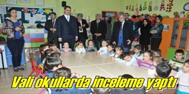 Vali´den okullarda inceleme