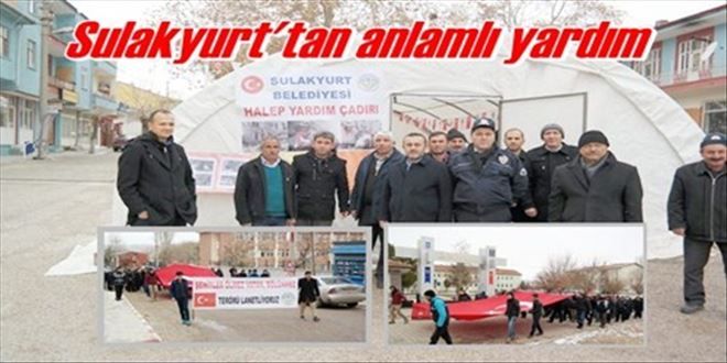 Sulakyurt´tan yardım kampanyası
