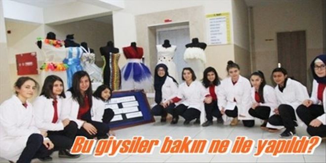 Atıklar giysi oldu!