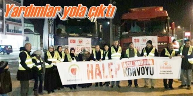 Yardım TIR´ları yola çıktı