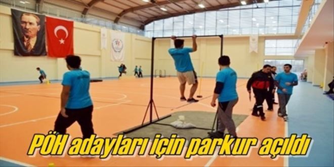 PÖH  adayları için parkur