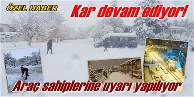 Kar devam ediyor!