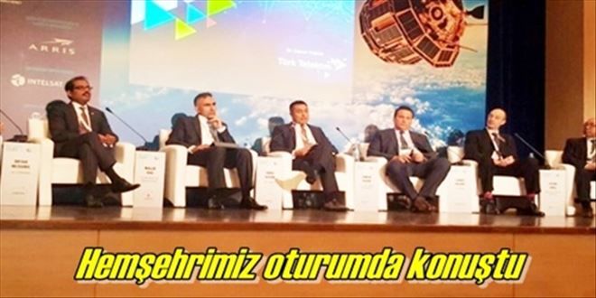 Hemşehrimiz oturumda konuştu