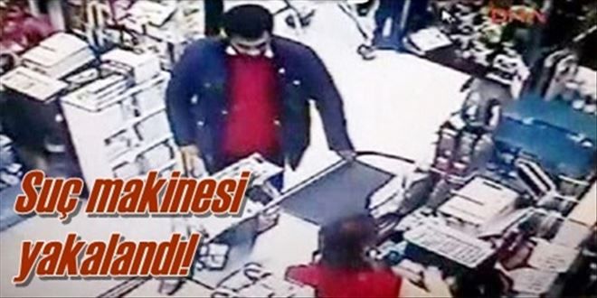 Suç makinesi yakalandı!