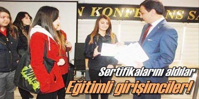 Girişimci oldular!