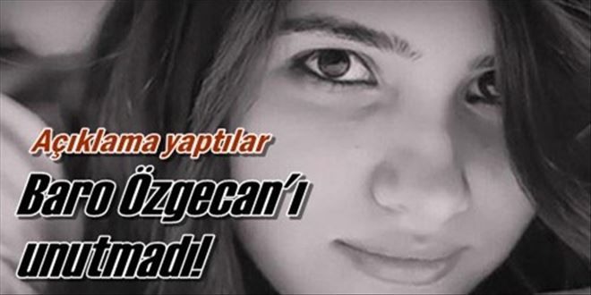 Baro, Özgecan´ı unutmadı!