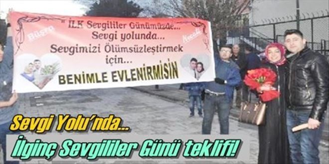 Sevgi Yolu´nda evlilik teklifi!