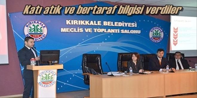 Katı Atık Toplama ve  Bertaraf projeleri anlatıldı