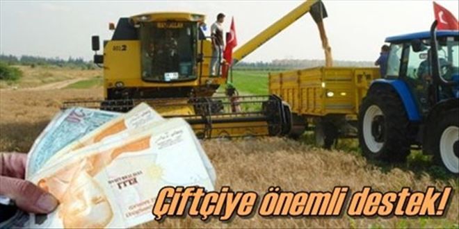 Üreticiye önemli destek!