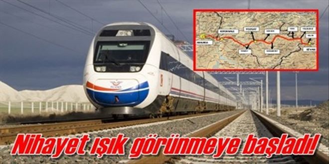 Trende ışık göründü!