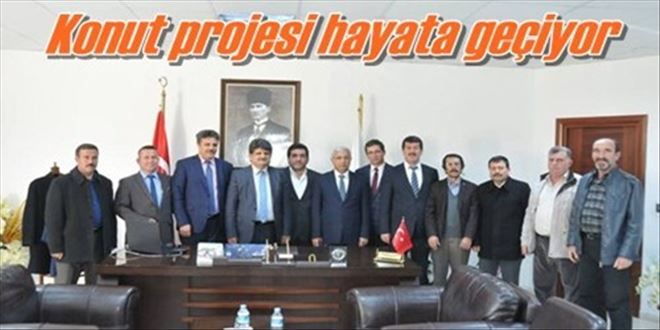Konut projesi hayata geçiyor