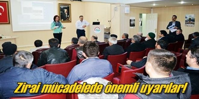 Zirai mücadele yöntemleri anlatıldı