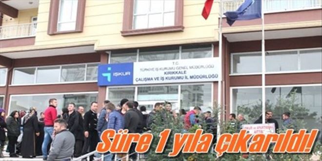Süre 1 yıla çıktı!