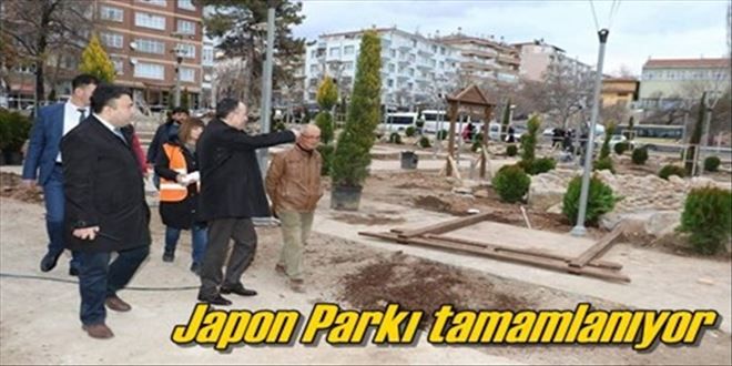 Japon parkı bitmek üzere