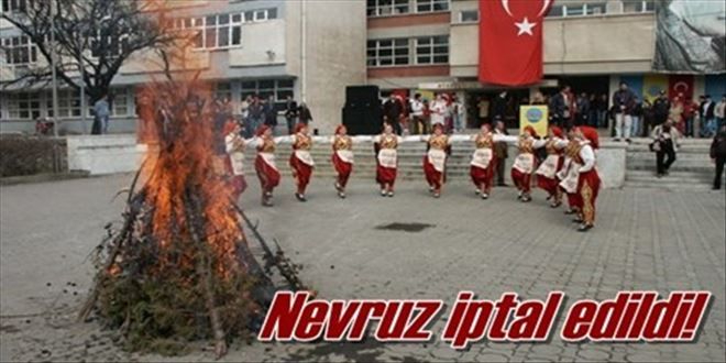 Nevruz kutlamaları iptal!
