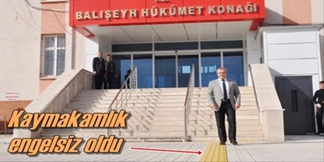 Kaymakamlık engelsiz bina oldu