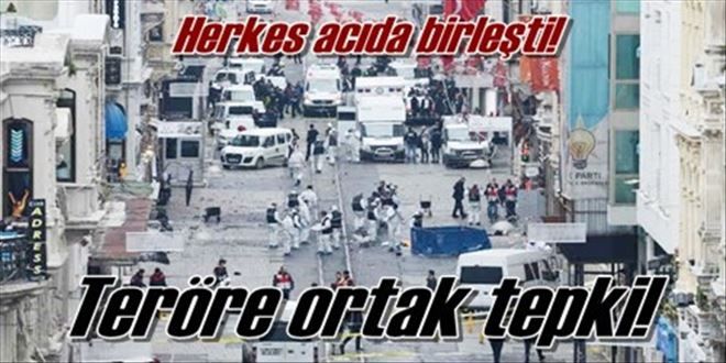 Teröre ortak tepki!
