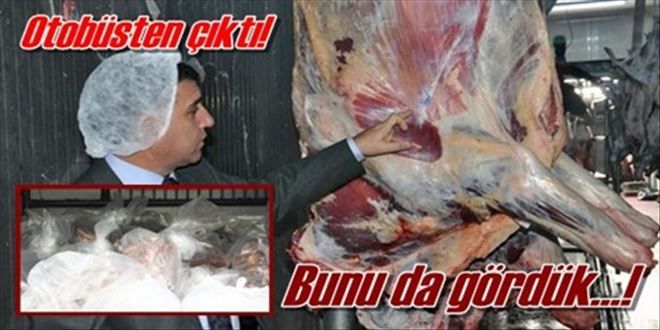 Yolcu otobüsünde kaçak et!