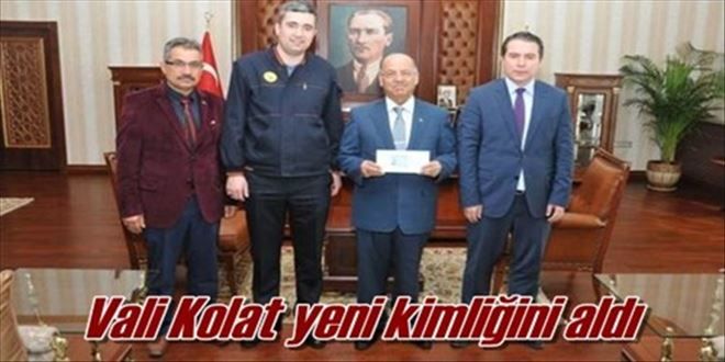 Vali bey kimliğini aldı