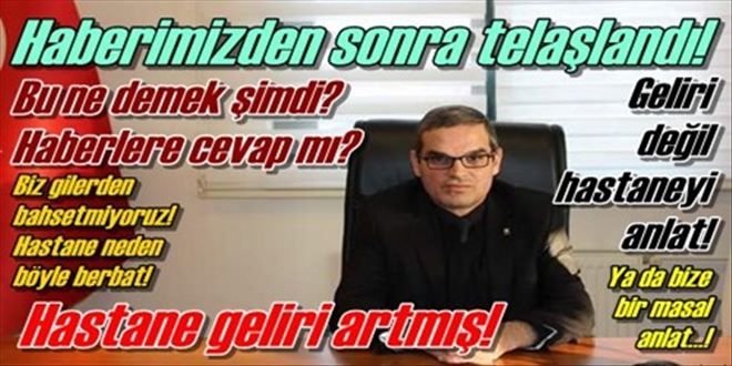 Hastane geliri artmış!
