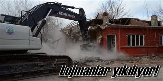 Lojmanlar yıkılıyor!