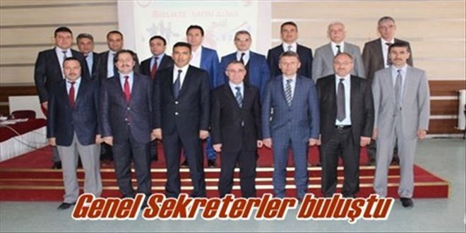 Genel sekreterler buluştu
